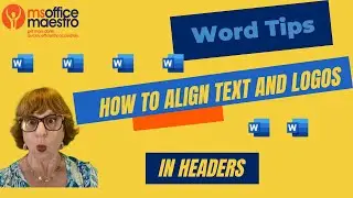 How to Align Text and Logos in Headers in Word