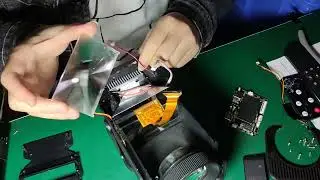 HY320 projector screen foreign matter & dirt removal Tutorial .#hy320 #projector #factory #tutorial