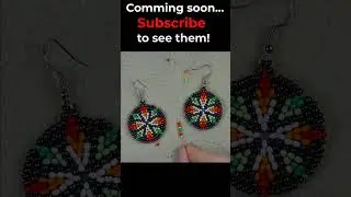 Comming soon on Bijuteo. Subscribe to see them! #beadingtutorials #seedbeadsearrings #diy