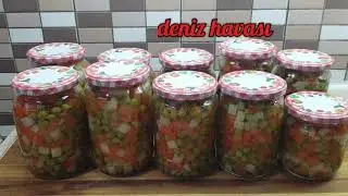 KONSERVE GARNİTÜR NASIL HAZIRLANIR