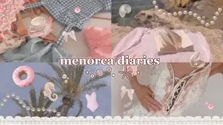 come to menorca with me! ⋆｡˚⋆❀ 𓇼 ˖° beaches, princess dresses + pizza
