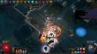 2.2 Path of Exile - Lvl 98 Bino's Spectral Throw : Shipyard (T12) map.
