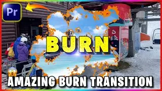 Burn Transition in Adobe Premiere Pro | simple transitions | premiere pro transitions