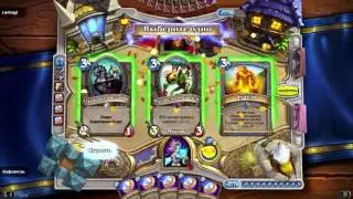 Соперник постоянно строит козни. Hearthstone.