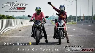 Bajaj Pulsar N160 Vs Bajaj Pulsar NS160 | Drag Race | SHOCKING Results | UP65 Racers