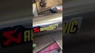 Ремонт мотоциклетного  глушителя Акраповичь