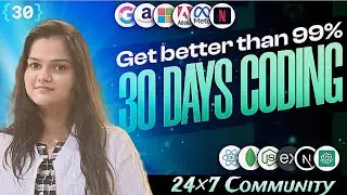30 Days of Coding Challenge from Noob to Pro in 1 month