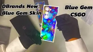 "Unboxing & Applying Dbrand Case Hardened Skins for Galaxy Z Fold 5 | Did I Get a Blue Gem? 💎"