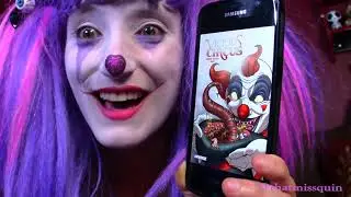 Clown Girl Talks Vicious Circus by Kevin LaPorte