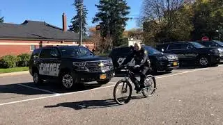Great Neck Police Department testing a Bulls Street E2 Ebike.
