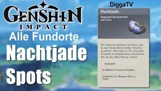 Seltene Nachtjade farmen alle Fundorte  Genshin Impact  deutsch Gameplay  