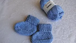 Пара часов вечером,и #пинетки спицами готовы💃💃💃 Мастер класс