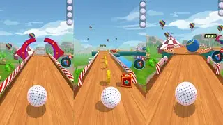 Sky Ball jump Gameplay | Android ball run game📌| Prosomo Play