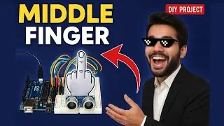 I Made an Arduino Project That Shows Middle Finger When You Do 😂