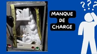 Symptômes du manque de charge.