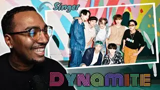 BTS - Dynamite REACTION (Singer Reacts)