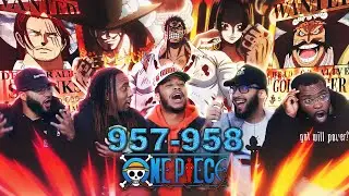 GARP FOUGHT THE ROX PIRATES? WITH ROGER? One Piece Eps 957/958 Reaction