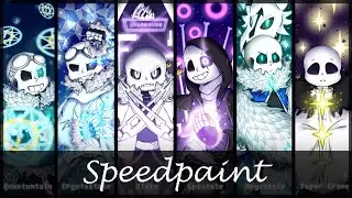Multiverse Travelers [Undertale AUs Wallpaper #2] (13+)