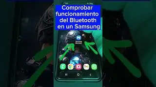 Comprobar funcionamiento del Bluetooh en un ☎️ Samsung #smartphone #tutorial #samsung