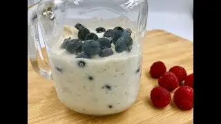 Рецепта с овесени ядки за закуска | Мързелива овесена каша в буркан
