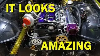 Installing the Engine and Transmission in the BMW Finally- 2JZ to E46 Conversion