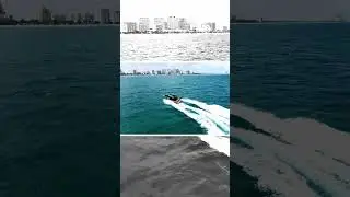 #NardoGrey 260E takes on Ft. Lauderdale Beach! #electricboat #ev #speedboat #fortlauderdale #miami