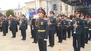 Военный духовой оркестр в Ельце