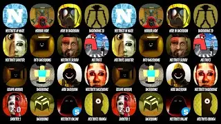 Nextbots in Maze: Survival, Horror Hide, Hide in The Backroom, Backrooms 2D, Nextbots...