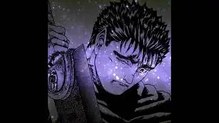 Guts edit - OH you don't even smile - pastel ghost silhouette - Berserk manga