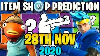 Fortnite: 28 NOVEMBER 2020 ITEM SHOP PREDICTION