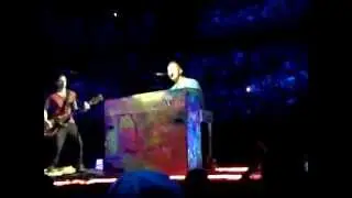 Coldplay at Montreal Bell Centre July 27th, 2012 (Princes of China and Up in Flames)