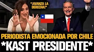 PERIODISTA EMOCIONADA POR CHILE TRAS LA VICTORIA DE KAST PRESIDENTE