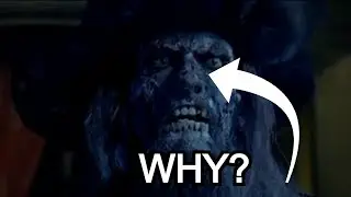 Why Does Captain Barbossa Have a Skeleton Nose???