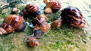 The Slow Motion World of the Giant African Land Snail