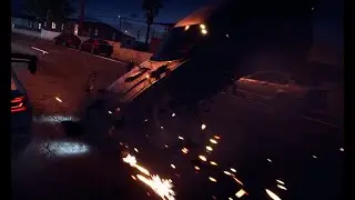 Racing Heat: An Intense Chase Ends in Flames! 🔥 House Consumed in the Fiery Pursuit 🏎️🔥| Part 2