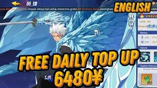 Bleach Blood War English - Free Daily Top Up 6480¥ + UR Hero + Ticket Gacha & Discount 99% / X7 Game