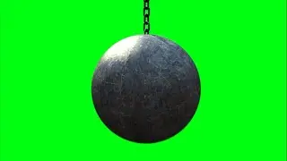 Green screen wrecking ball