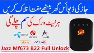 Jazz 4G MF673 M10 free Unlock  | Jazz LTE Black Cloud 4G MF673 M10 Unlock 100% 