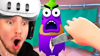 Making Fruit Feel PAIN - Fruit Salon VR