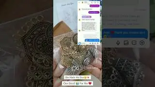 She Made My Day 🥺❤️ One Small Surprise 🎁 For Her💕 #jewellerymaterial #ytshorts #viralshorts