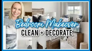 NEW HOUSE BEDROOM MAKEOVER | SUMMER CLEAN & DECORATE WITH ME 2023