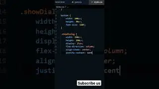 How to make Popup Button in html and css 