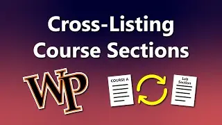 Cross-Listing Sections