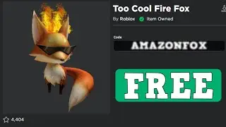 NEW FREE PROMO CODE ITEM! (Too Cool Fire Fox)