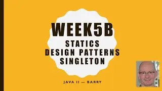Java2-05e - Design Patterns - Singleton Design Pattern