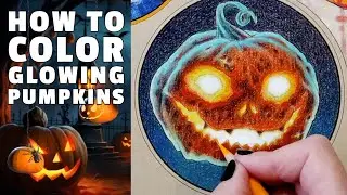 Glowing Pumpkins Made Easy with Colored Pencils Secrets