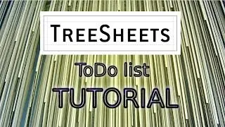 TreeSheets (to-do list) Hands On Tutorial