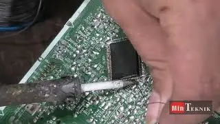 Melepas IC SMD tanpa blower..