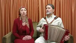 Горіла сосна, палала. Дует Борисове Поле. Українська народна пісня під гармонь.