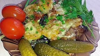 Картошка Тушеная с Мясом в духовке ,Потрясающий РЕЦЕПТ .